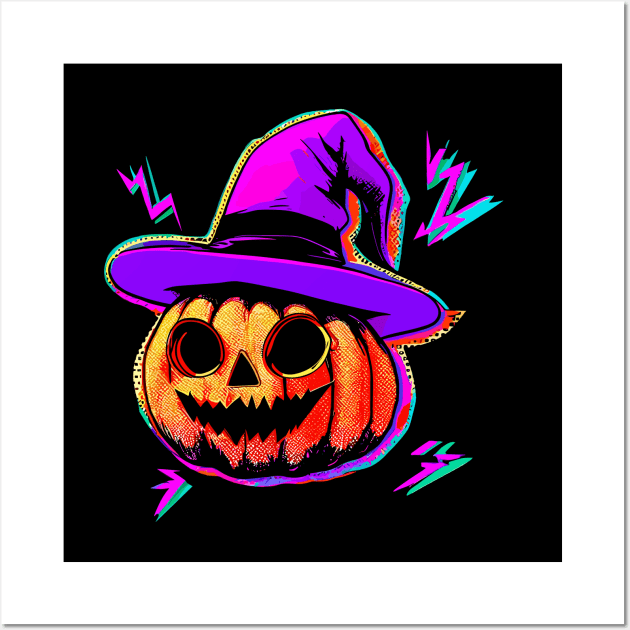 Halloween Pumpkin Wall Art by The BullMerch